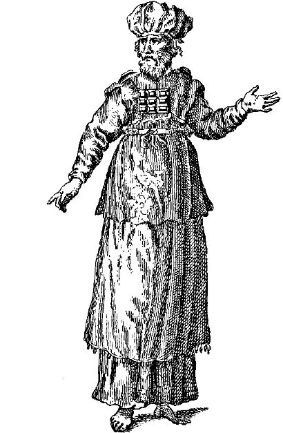 Drawing of High Priest's Garments