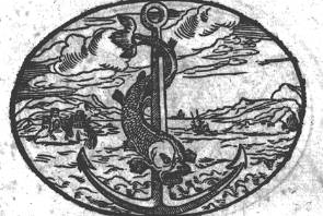 Dolphin and anchor